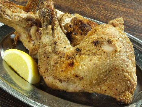 若鶏半身の炭焼き(月~木限定)